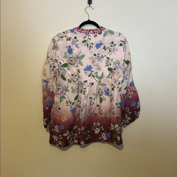 Johnny Was Paris Effortless Blouse Size Medium - Picture 8 of 10